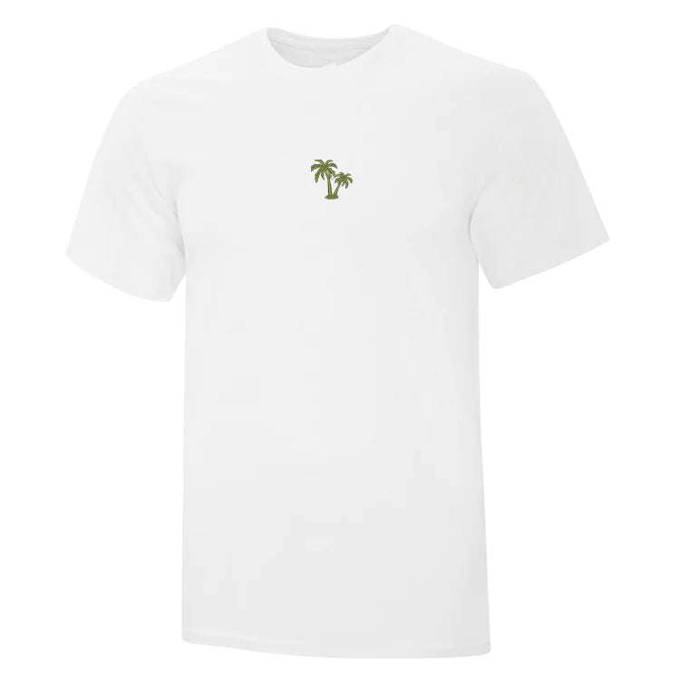 White Smoke T-shirt Palm Trees T-shirt