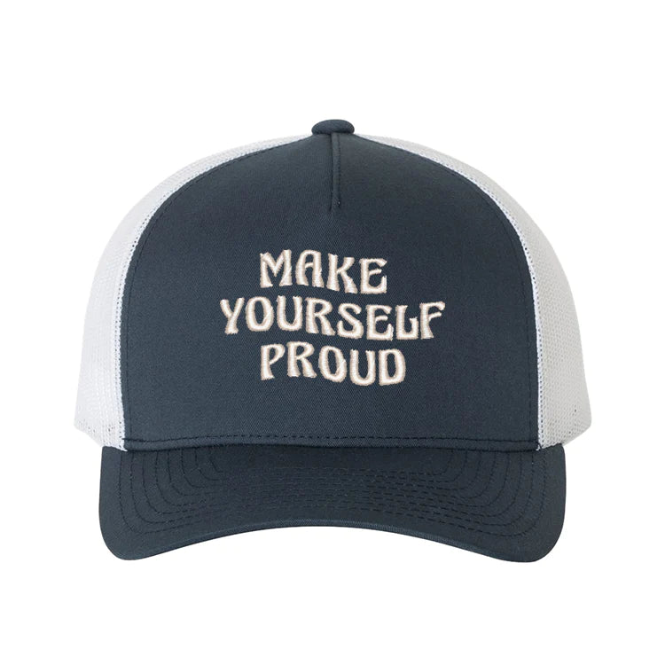 Dark Slate Gray Trucker Cap Make Yourself Proud